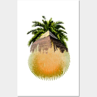 Palm Pyramid Desert Spirit Posters and Art